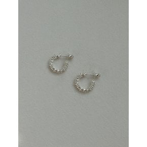 [Silver 925] Bezel Earrings