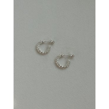 노말리 [Silver 925] Bezel Earrings