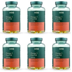 홀랜드앤바렛 오메가3 피쉬오일 1000mg 소프트젤 120정 6개 Holland & Barrett Omega 3 Fish Oil