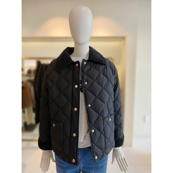 [여주점] 씨씨콜렉트 코듀로이카라배색퀼팅구스다운점퍼 E261psg182