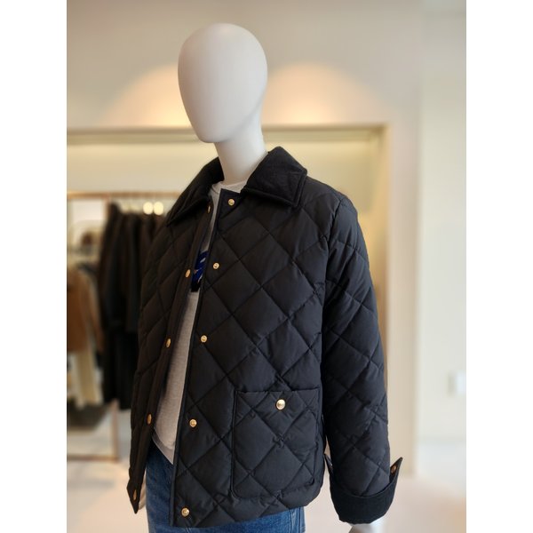 [여주점] 씨씨콜렉트 코듀로이카라배색퀼팅구스다운점퍼 E261psg182