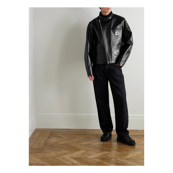 코튼 코듀로이 트리밍 가죽 재킷 46376663162867821