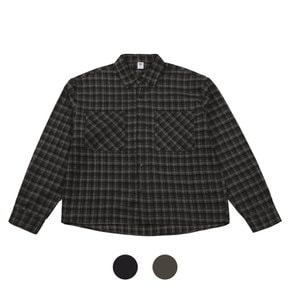 남성 격자패턴 더블포켓 숏핏 셔츠 NUI-SHA-1101