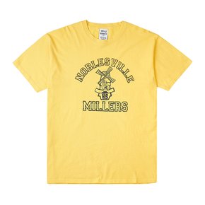 [와일드 동키] 공용 노블스빌 반팔 티셔츠 T NOBLESVILLE STONE WASHED YELLOW