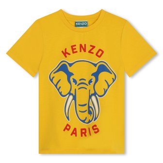 겐조키즈 아이코닉   코끼리 반팔 티셔츠  (Z245AFTR17 )