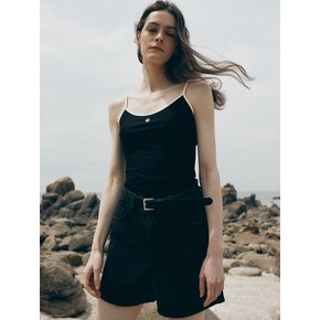 logo swim sleeveless_black