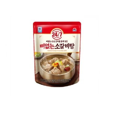 사조 24/7 뼈없는 소갈비탕 500g 3개