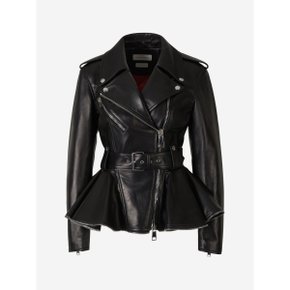 알렉산더 맥퀸 Leather Biker Jacket Jacket 1556757 One Color