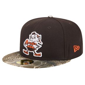 [해외] 1089803 NFL [클리블랜드 브라운스] Brown Active TwoTone Camo 59FIFTY Fitted Hat