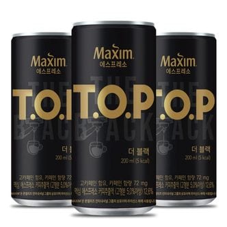 NS홈쇼핑 맥심 티오피 더블랙 캔커피 200mlx36캔[32488147]