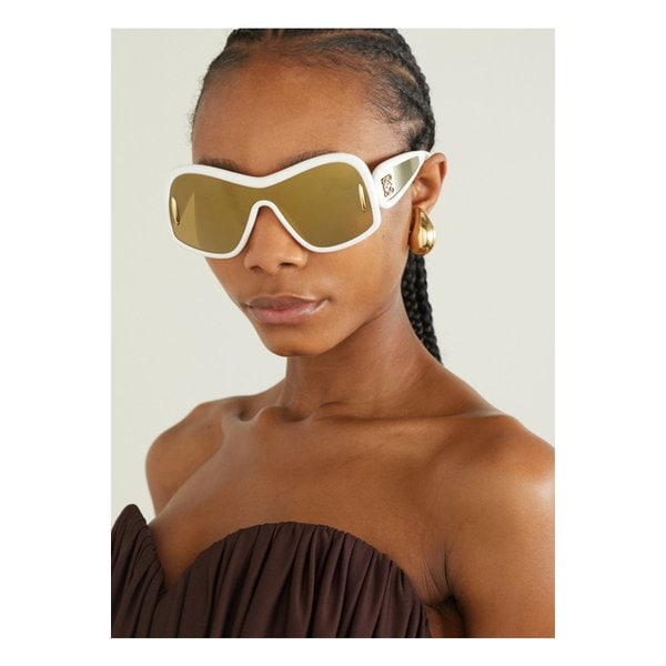 아나그램 오버사이즈 D 프레임 아세테이트 선글라스 아이보리 1647597336779862