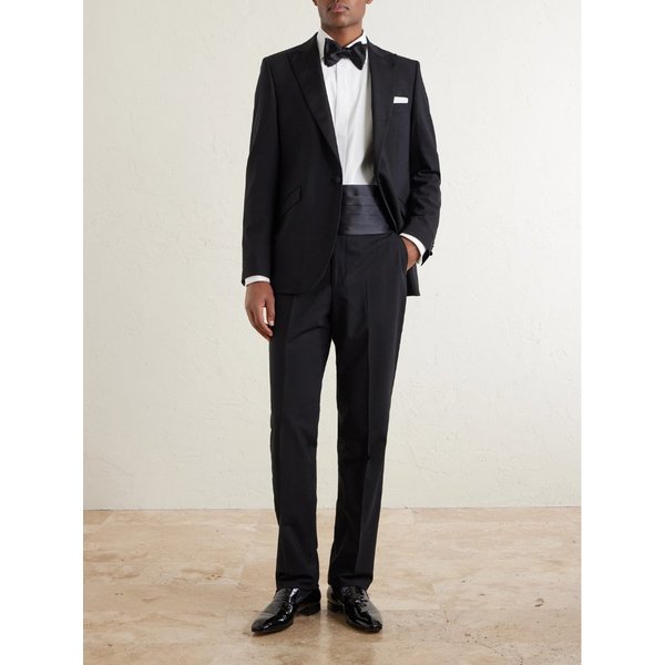 페이버브룩 스트레이트 울 블렌드 턱시도 팬츠 46376663163006978