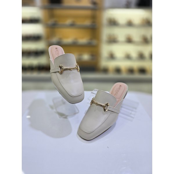 [시흥점] 여성 버클 쿠션 세미 정장 캐주얼 뮬 장식 2CM 블로퍼 AS1AG21012BLIV