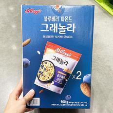 켈로그 블루베리 아몬드 그래놀라 450G X 2입