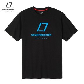 [SEVENTEENTH] STAN LOGO TEE - BLACK BLUE