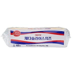 서울우유 체다 슬라이스 치즈 1.8kg 업소용 x 1개 sw (S41297375)