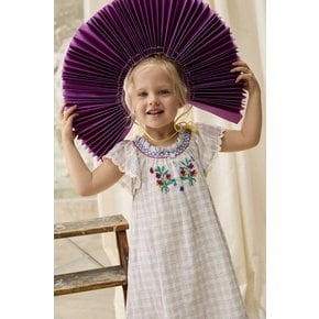 26SS 키즈 원피스 DRESS EDITH GRI-S26-S0284