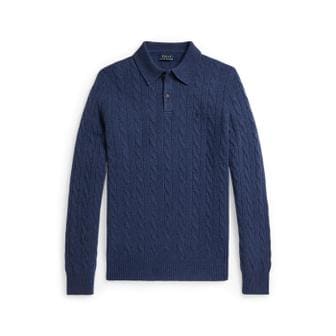 폴로 랄프 로렌 남성 케이블 니트 울 캐시미어 스웨터(MNPOSWE16822400410)