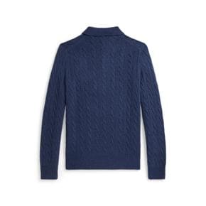 남성 케이블 니트 울 캐시미어 스웨터(MNPOSWE16822400410)