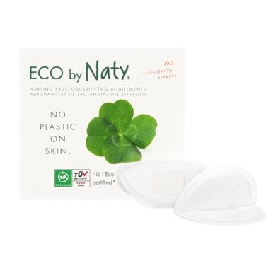 [Eco by Naty] 네띠 친환경 밤부 수유패드 30매 x 3팩