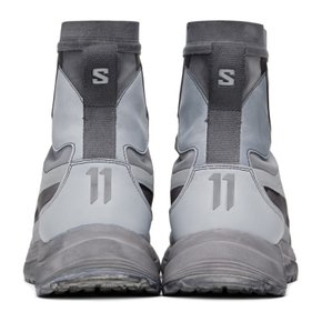 보리스 비잔 사베리 그레이 Salomon 밤바 2 하이탑 스니커즈 11xS113-BAMBA 2 HIGH LIGHT GREY