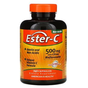 [해외직구] 아메리칸헬스 이스터C 시트러스 바이오플라보노이드 1000mg 240캡슐 2팩 American Health American Health Ester-C with Citrus Biofl