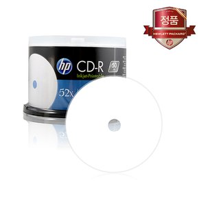 HP 프린터블 CD-R 700MB 52배속 50장케이크