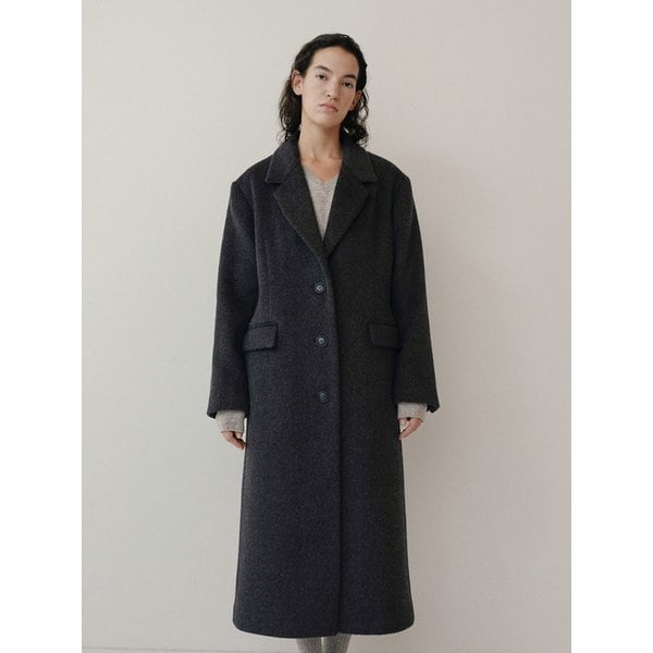 TVW CASHMERE SINGLE BREASTED COAT_2COLORS