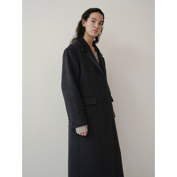 TVW CASHMERE SINGLE BREASTED COAT_2COLORS