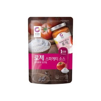 우리가락 [모닝배송][우리가락]청정원 파우치 로제 스파게티소스 170g 1인분