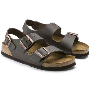 버켄스탁(BIRKENSTOCK) 밀라노 BS DARK BROWN 레귤러 3033102207