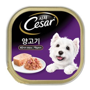 시저 캔 양고기 100g