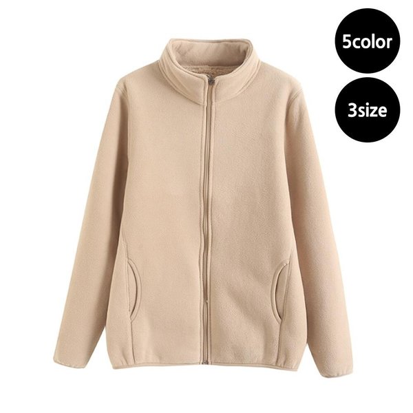 [옷자락] 남자 여자 간절기 겨울 따뜻한 보온성 좋은 후리스 집업 자켓