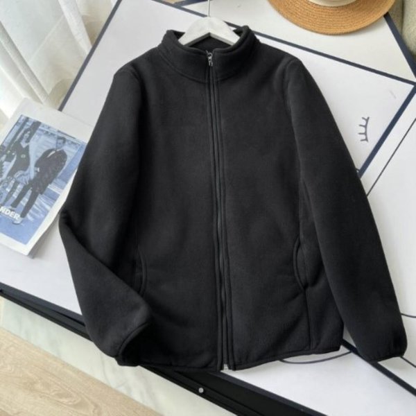 [옷자락] 남자 여자 간절기 겨울 따뜻한 보온성 좋은 후리스 집업 자켓