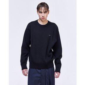 [파주점] 지제로 엠블럼 크루넥 니트 SH2KT800BK