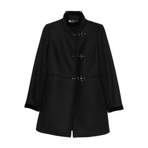 26FW 페이 미디 스커트 NAW50534000YM2B999 BLACK