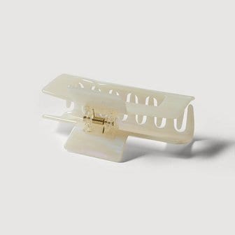 JAJU 패턴 사각 헤어집게 대, 아이보리 J83N902035800