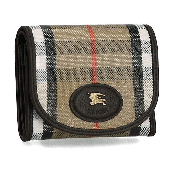 [부산점] 기마상 메탈 8112281 LS HIGHLANDS COMPACT W WWW 버버리 체크 하이랜드 컴팩트 반지갑