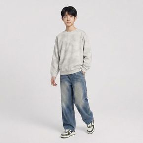 행텐틴즈 풀밴딩 세미와이드 데님팬츠 294 14560 055 201 10 _P415300814