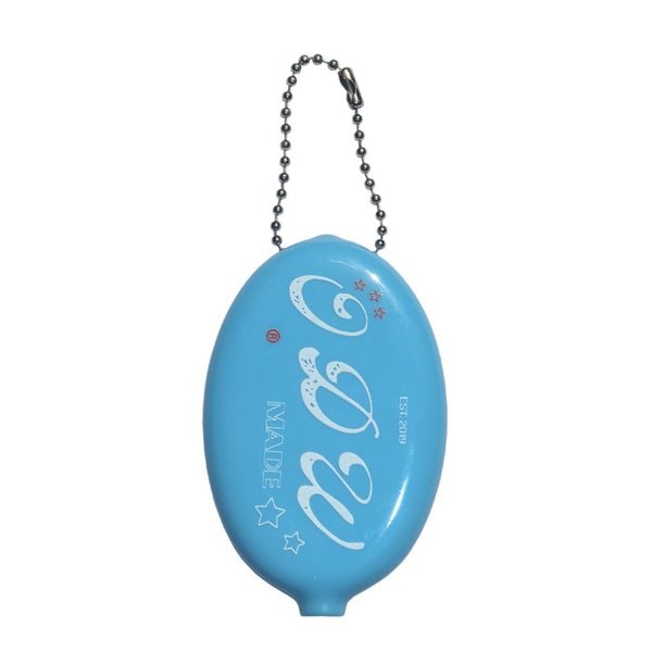 Coin Pouch Keyring, Baby Blue