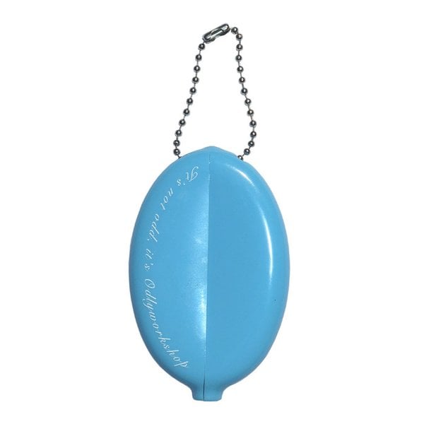 Coin Pouch Keyring, Baby Blue