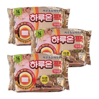 제이큐 하루온팩 붙이는 핫팩 30매 대형