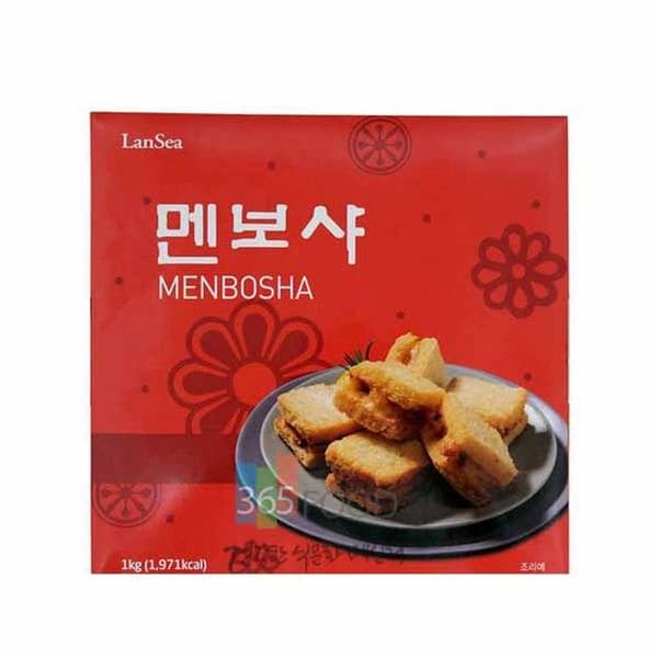 랜시 조리 간편 즉석 전자렌지음식 멘보샤 1kg 50개