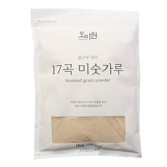  메가커피 오미원 17곡 미숫가루 1kg 1박스 10개