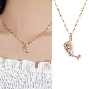 [rorojewelry]블루 웨일 / 14k 목걸이