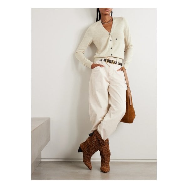 칼린 버튼 디테일 니트 스웨터 에크루 46376663162889928