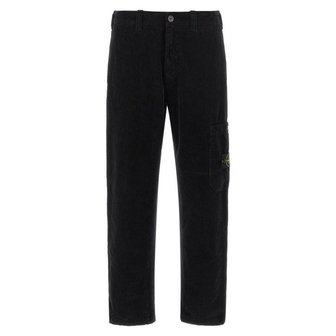 스톤아일랜드 25FW 스톤 아일랜드 스트레이트 팬츠 K2S153100039S0212V0029 BLACK DOM