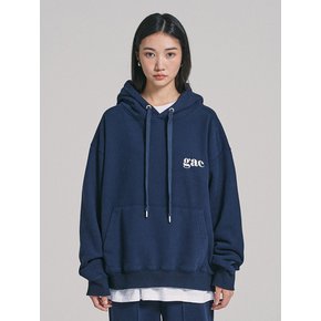 LOGO HOODIE navy (기모)