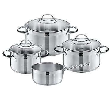  독일 실리트 냄비 팟 Silit 4Piece Saucepan Set Meat Pot Casserole with Handle Agate Pouring