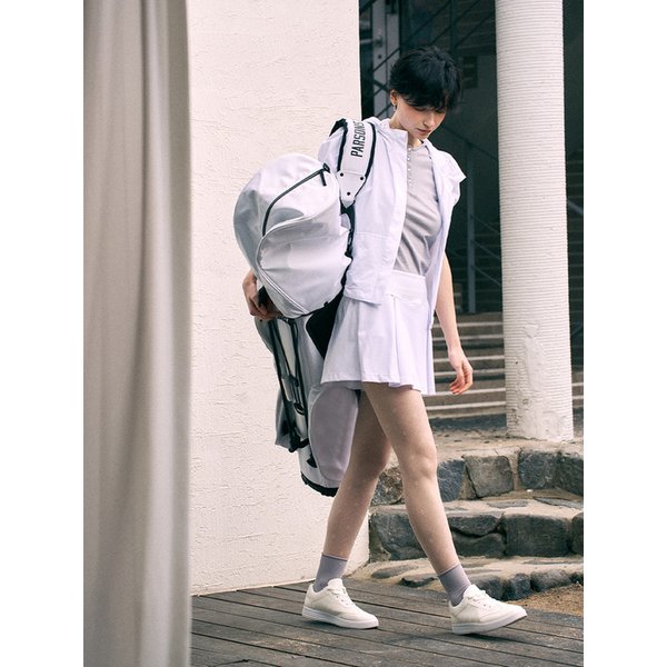 저지 스커트 팬츠-WHITE
